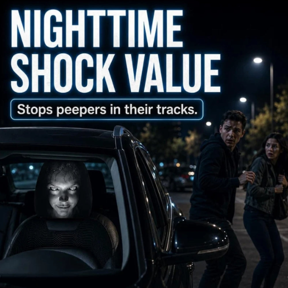 Ghost Face Headrest Covers