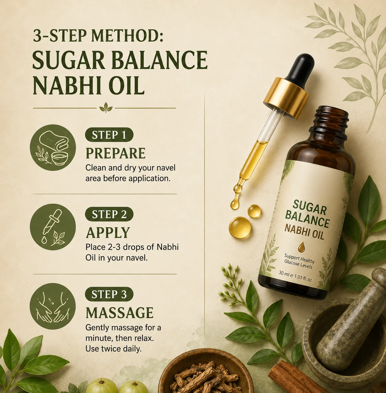Sugar Balance Nabhi Oil