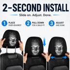 Ghost Face Headrest Covers