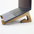Premium 2-in-1 Wooden Laptop Stand & Vertical Dock | Dual-Function Ergonomic Desk Organizer