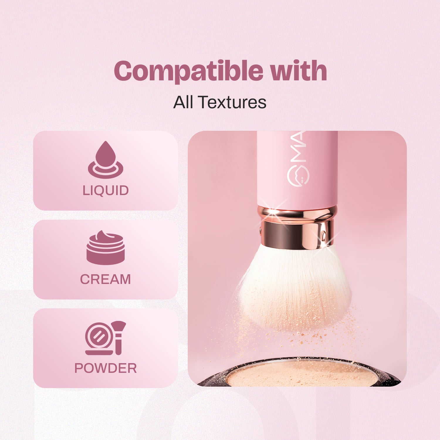 4-in-1 Retractable Makeup Brush
