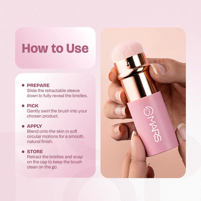4-in-1 Retractable Makeup Brush