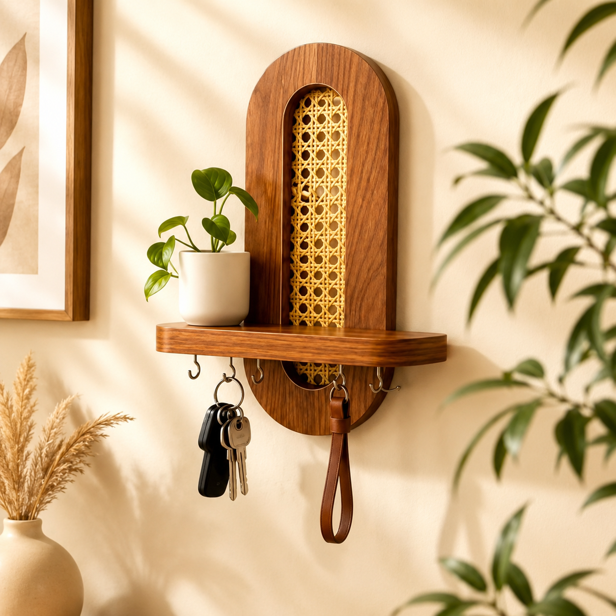 Wooden Premium Key holder Shelf
