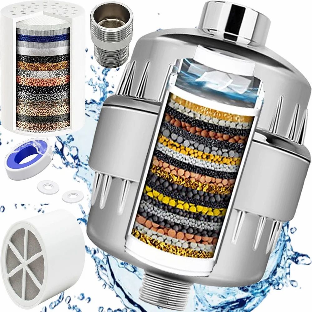 20-Stage Universal Shower Filter & Water Softener